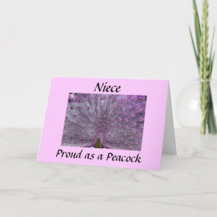 NIECE=STOLT SOM EN PEACOCK SOM DU STUDENT KORT