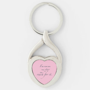 Niece Studenten Star, Anpassningsbar Gift Twisted Heart Silverfärgad Nyckelring