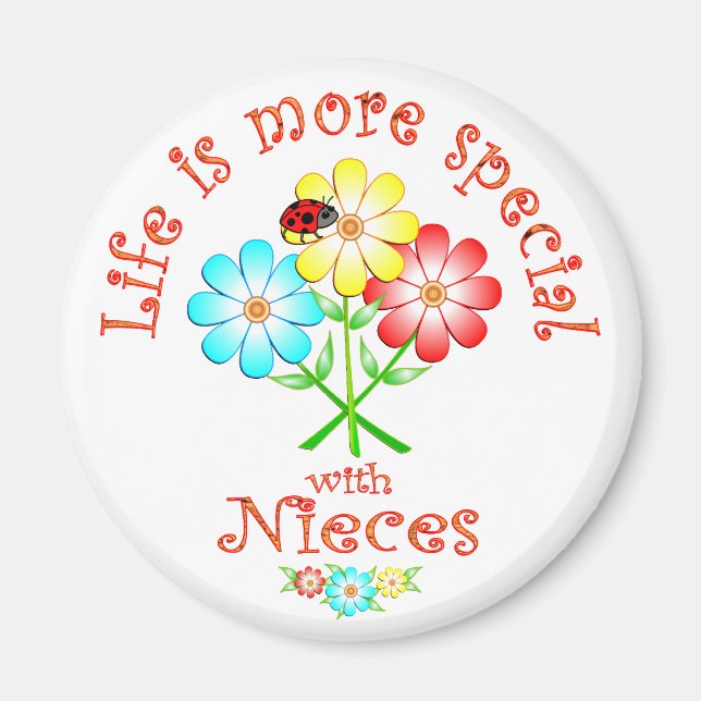 Nieces är Speciell Magnet (Framsidan)