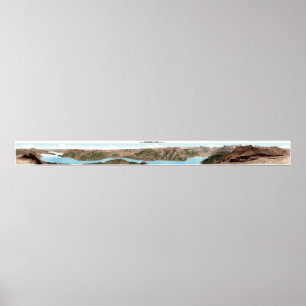 NIEDERBAUEN-CHULM Swiss Alpernas Panorama 360° Pos Poster