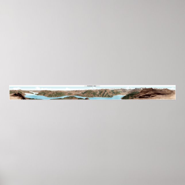 NIEDERBAUEN-CHULM Swiss Alpernas Panorama 360° Pos Poster (Framsidan)