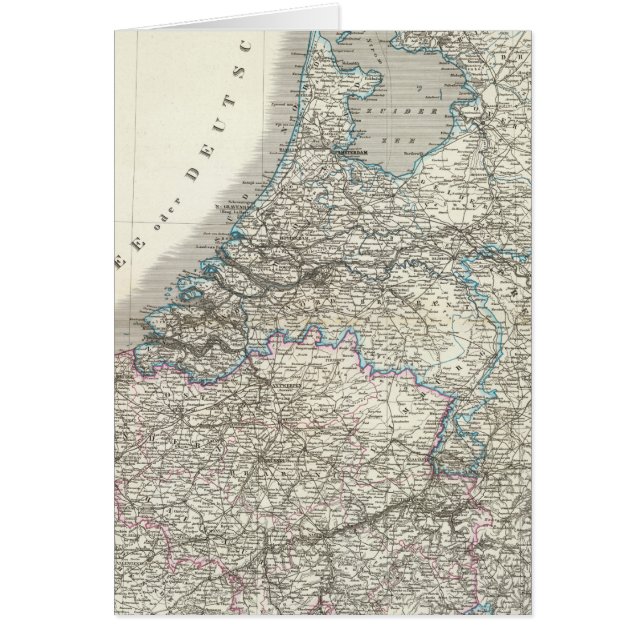 Niederlande, Belgien - Nederländerna Hälsningskort (Framsidan)