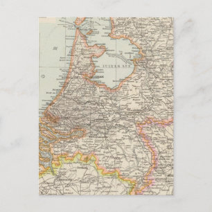 Niederlande - Nederländerna Karta Vykort