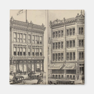 Niederlander och Citizens Bank, Wichita, Kansas Magnet