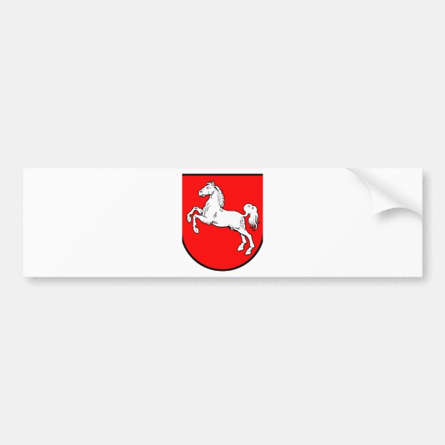 Niedersachsen Wappen Bildekal (Framsidan)