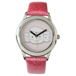 Niedliche Marshmallows Armbandsur