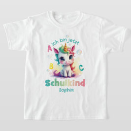 Niedliches Einhorn mit Seifenblasen - Schulkind | T Shirt