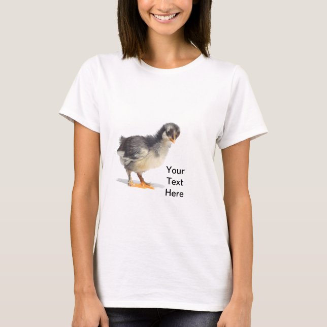 niedliches hühnerküken, neugeboren ,personalisiere t shirt (Framsida)