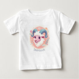Niedliches Sternzeichen Design Steinbock T Shirt