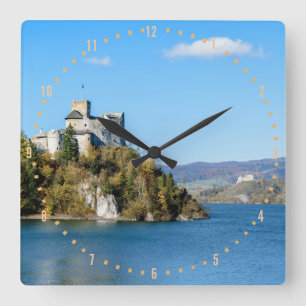 Niedzica Castle Fyrkantig Klocka