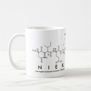 Niek peptide namn mugg