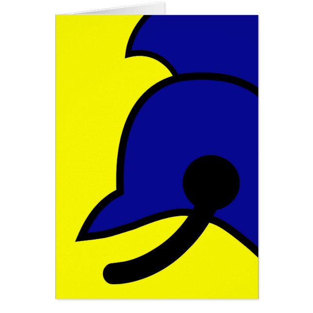 Niels Kjeldsens Dragoon Helmet Hälsningskort (Framsidan)