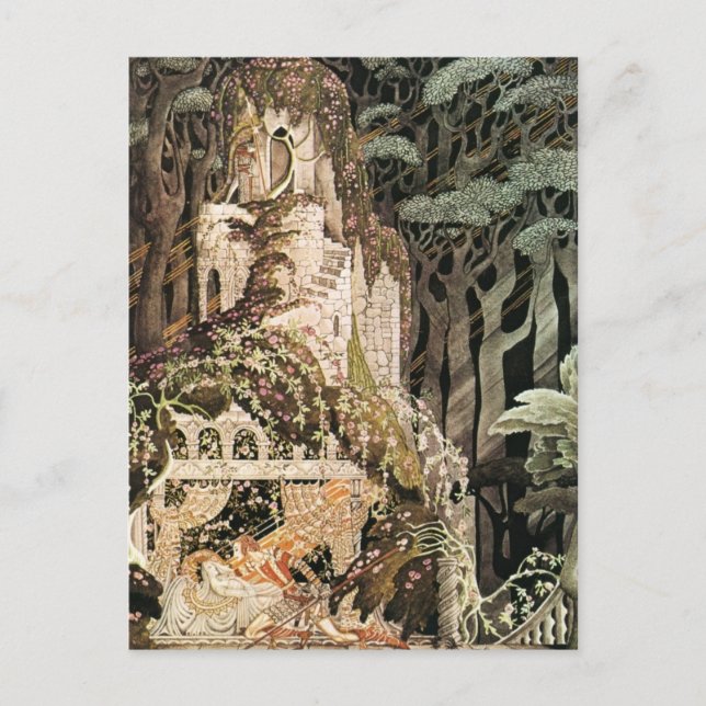 Nielsens Hansel och Gretel Postcards Vykort (Framsida)