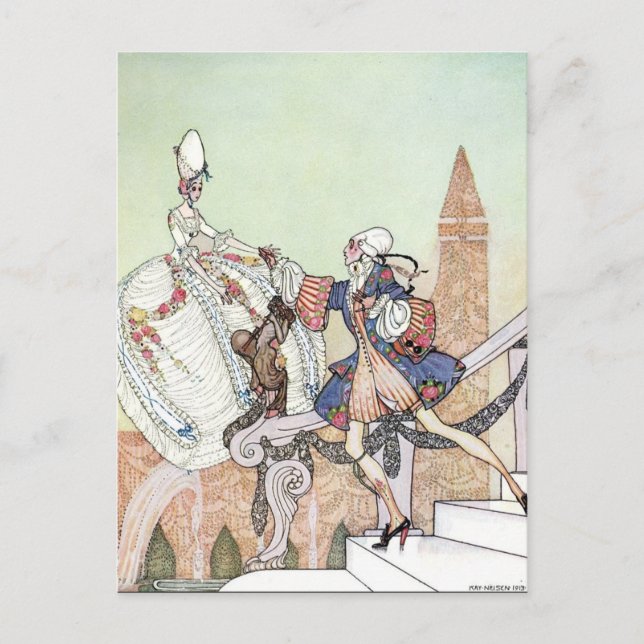 Nielsens I Powder and Crinoline Vykort (Framsida)