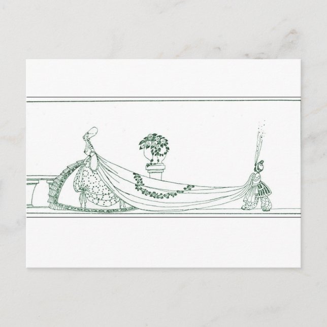 Nielsens I Powder and Crinoline Vykort (Framsida)