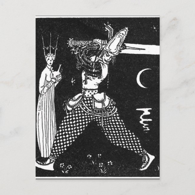 Nielsens Öster i Sol och Väster i Måne Vykort (Framsida)