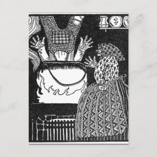 Nielsens Öster i Sol och Väster i Måne Vykort