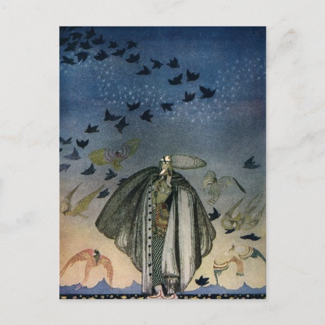 Nielsens Öster om solen och väster om månen Vykort (Framsida)