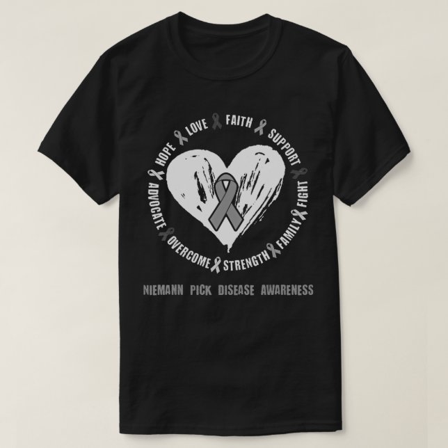 Niemann Plocka Disease Awareness Brain Disease Rel T Shirt (Design framsida)