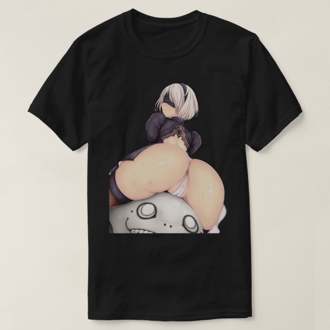 Nier Automata 2B T Shirt (Design framsida)