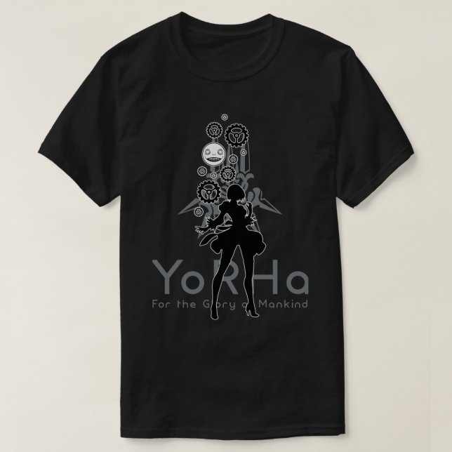 NieR Automata - 2B YoRHa    T Shirt (Design framsida)