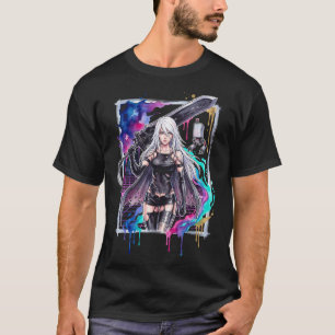 NieR Automata A2 Rogue Android Berserk Mode Art T Shirt