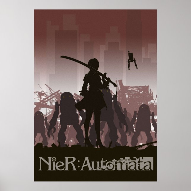 Nier Automata Poster (Framsidan)