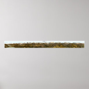 NIESEN Swiss Alpernas Panorama 360° Poster