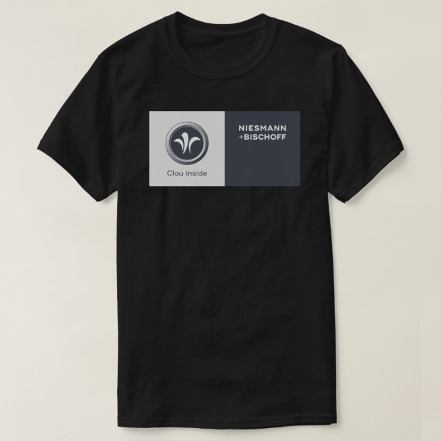 Niesmann + Bischoff motorhem Sticker T Shirt (Design framsida)