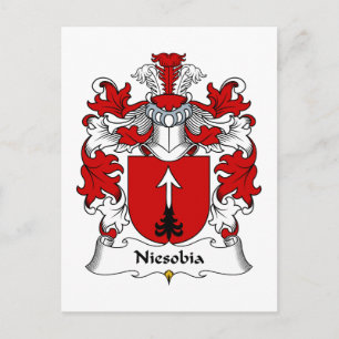 Niesobia Family Crest Vykort