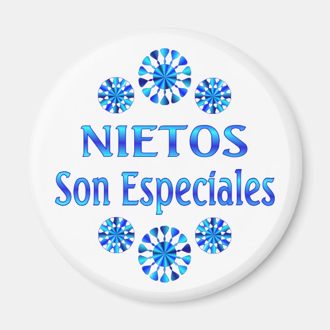 Nietos Son Especiales Magnet (Framsidan)