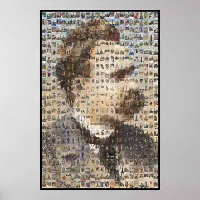 Nietzsche 24x24 i Ovaler Poster (Framsidan)