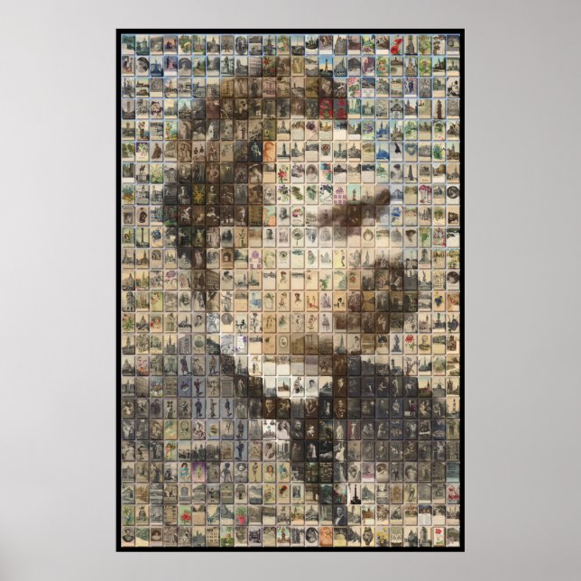 Nietzsche 24x24 in 3D Poster (Framsidan)