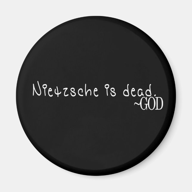NIETZSCHE ÄR DÖD - GOD MAGNET (Framsidan)
