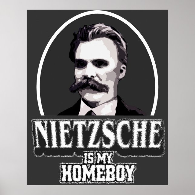 Nietzsche är min hempojke Poster (Framsidan)