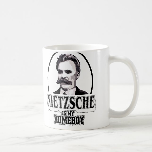 Nietzsche är min Homeboy Kaffemugg (Höger)