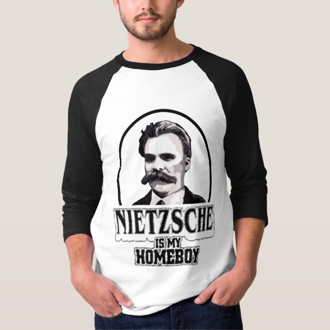 Nietzsche är min Homeboy Tee (Framsida)