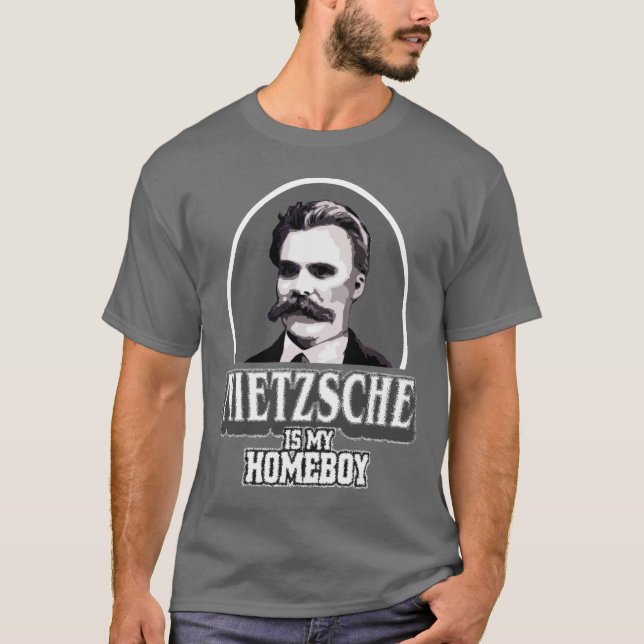 Nietzsche är min Homeboy Tee (Framsida)
