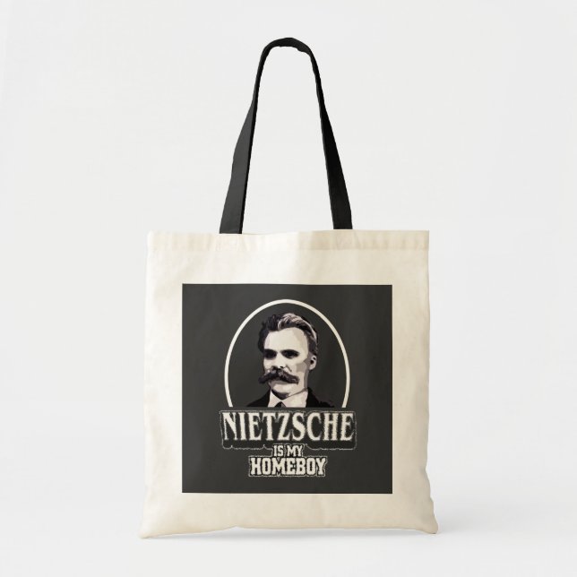 Nietzsche är min Homeboy Tygkasse (Framsidan)