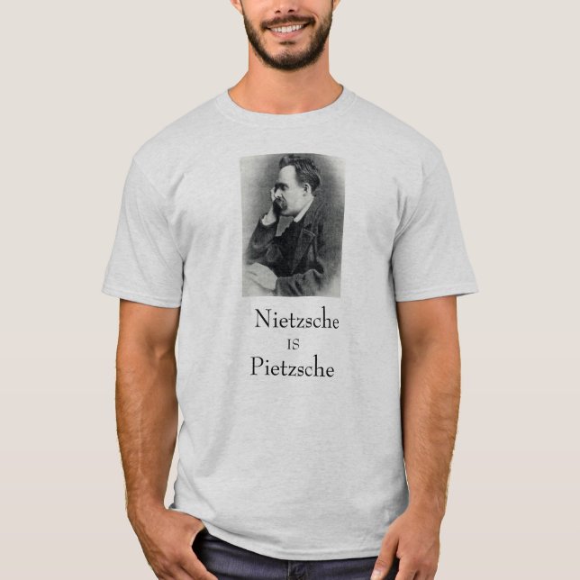 Nietzsche är Pietzsche Tröja (Framsida)