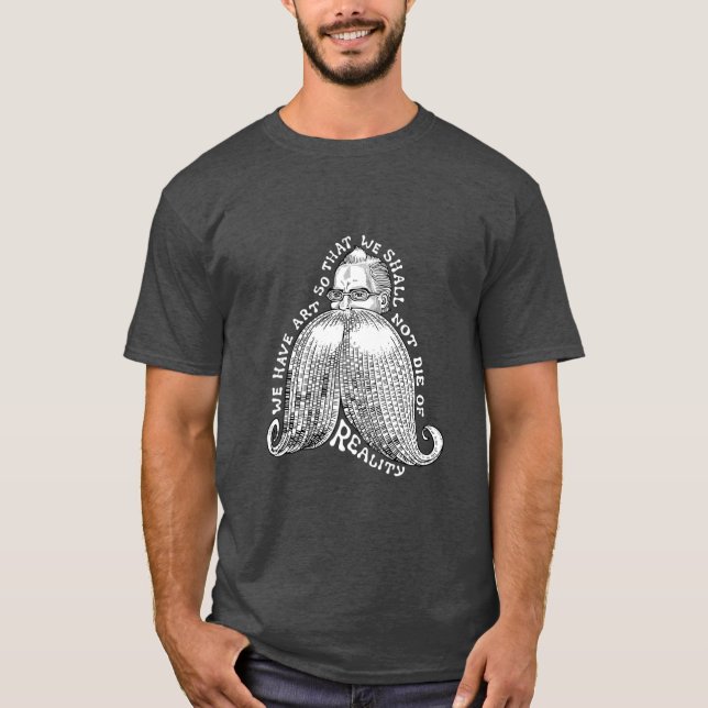 Nietzsche Art III T Shirt (Framsida)