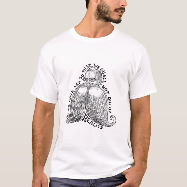 Nietzsche Art III T Shirt (Framsida)