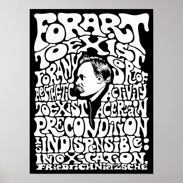 Nietzsche - Art Poster (Framsidan)