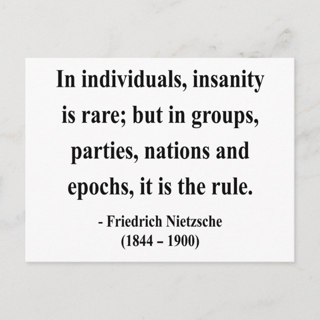 Nietzsche-citat 3a vykort (Framsida)