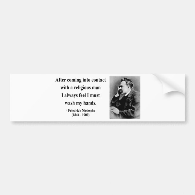Nietzsche-citat 3b bildekal (Framsidan)