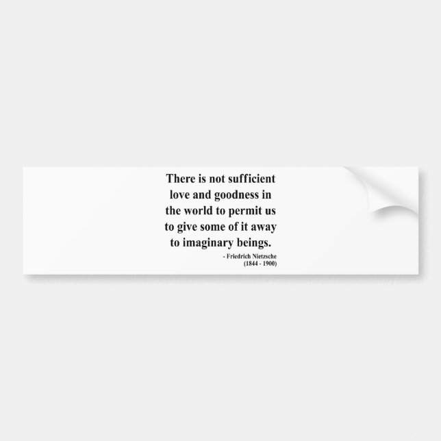 Nietzsche-citat 7a bildekal (Framsidan)