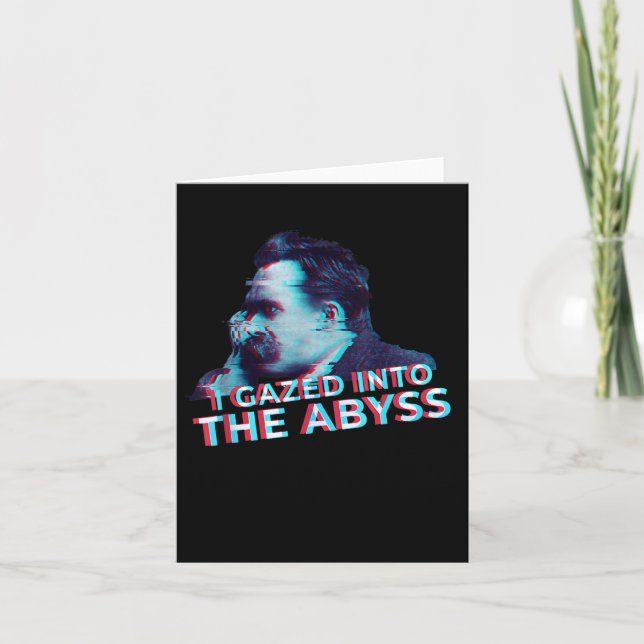 Nietzsche-citat för filosofi Student Kort (Framsida)