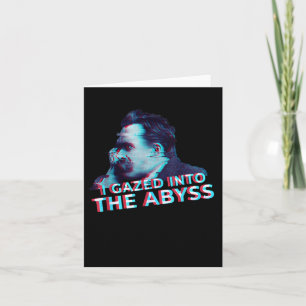 Nietzsche-citat för filosofi Student Kort