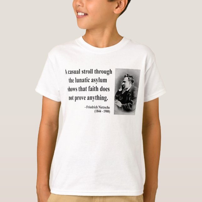 Nietzsche citationstecken 1b t-shirt (Framsida)
