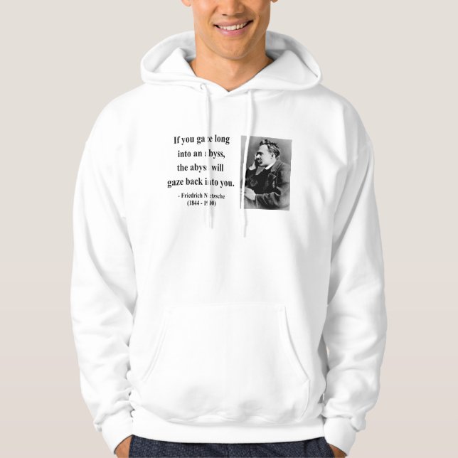 Nietzsche citationstecken 4b hoodie (Framsida)